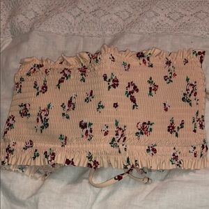 Strapless bikini top